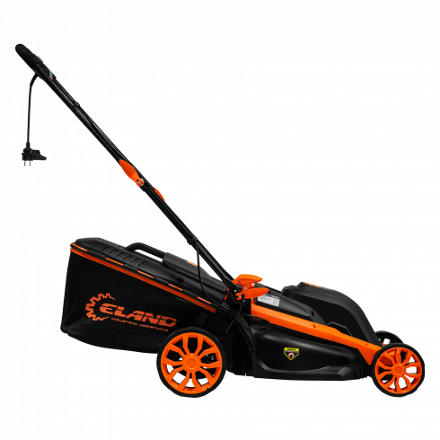 Травосборник и регулировка высоты газонокосилки ELAND GLM-3816