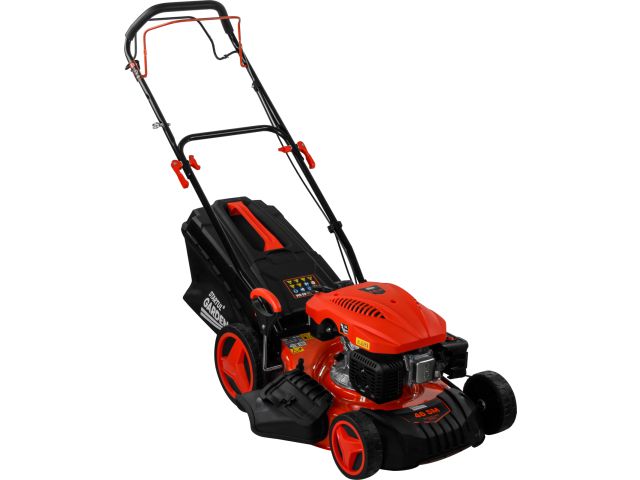 Газонокосилка Startul Garden 46 SM SG1015 – вид сбоку с травосборником