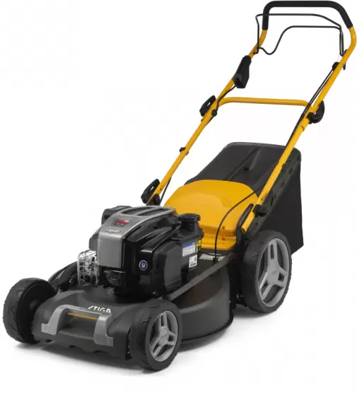 Газонокосилка Stiga Combi 53 SEQ B 2L0536528/ST1 – вид спереди и сбоку