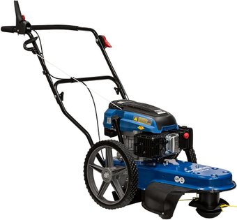 Газонокосилка-триммер Hyundai L6090F – вид спереди и сбоку
