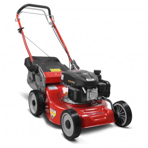 Газонокосилка Weibang WB 455SC – вид спереди и сбоку