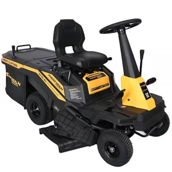 Райдер ELAND LR-2265 – вид сверху на широкую дека и травосборник
