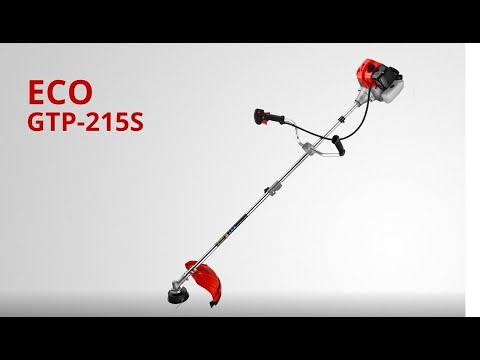 Триммер ECO GTP-215S Power – вид с ножом и защитным кожухом